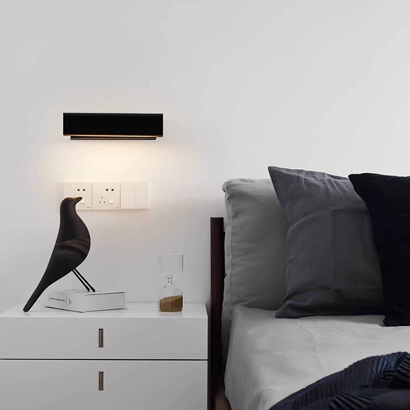 Olvynora Rotating Wood & Metal LED Wall Lamp - Minimalist Sconce - Image 9