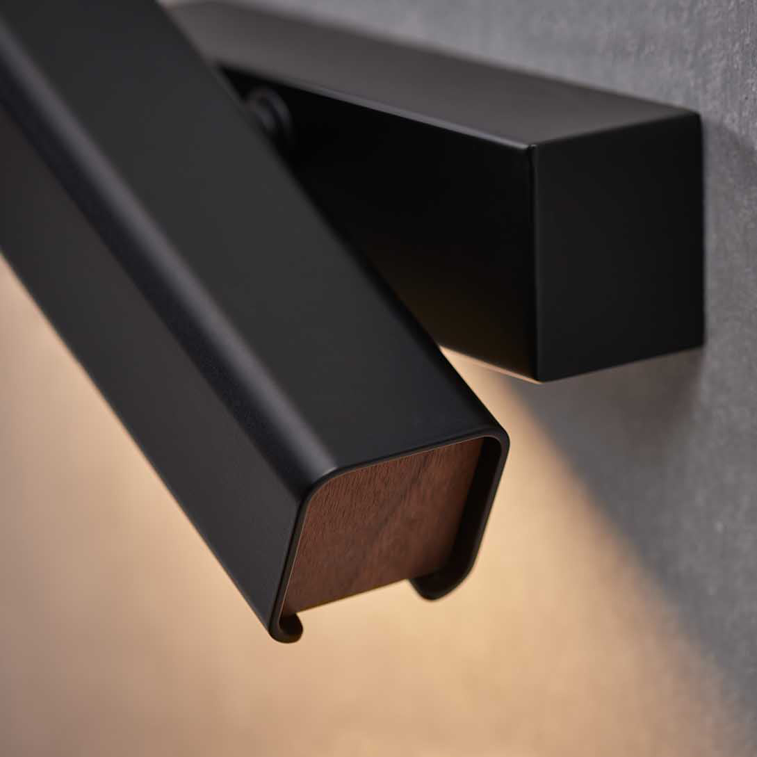 Olvynora Rotating Wood & Metal LED Wall Lamp - Minimalist Sconce - Image 28
