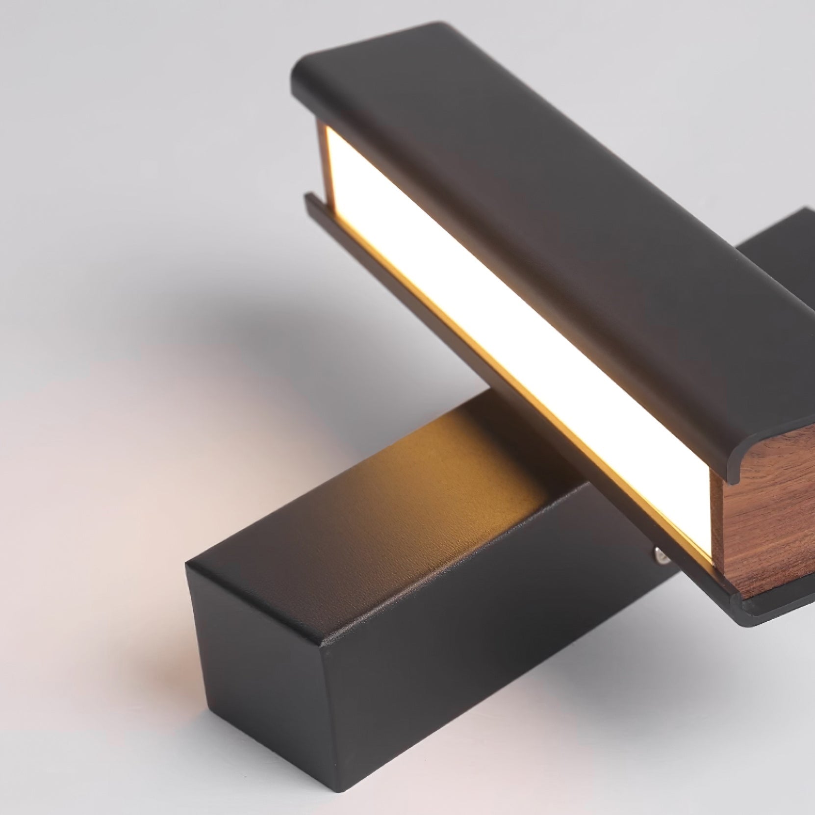 Olvynora Rotating Wood & Metal LED Wall Lamp - Minimalist Sconce - Image 30