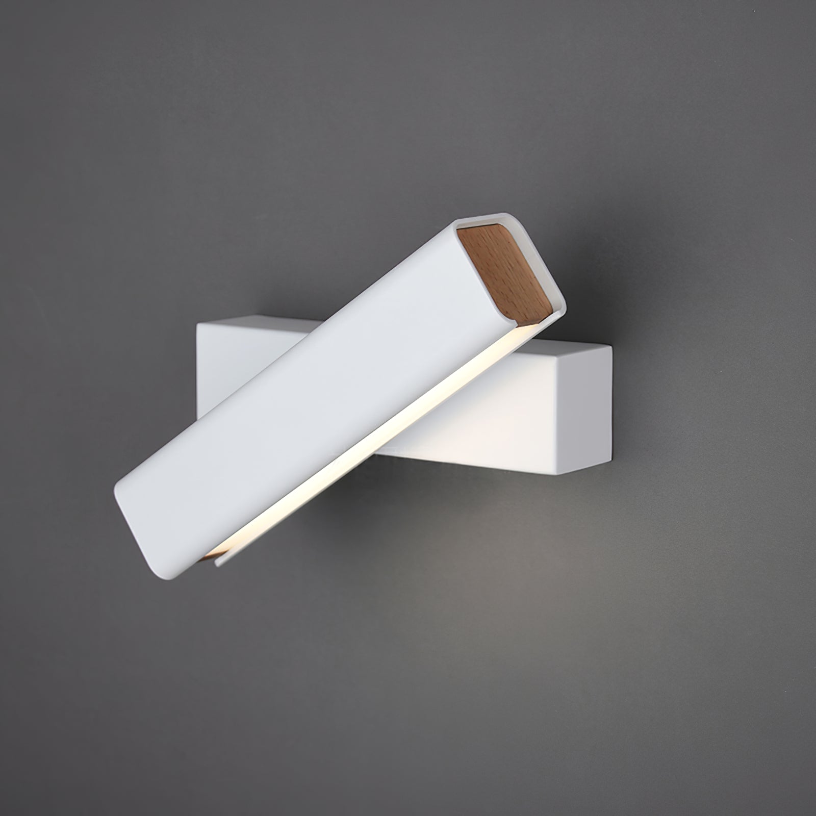 Olvynora Rotating Wood & Metal LED Wall Lamp - Minimalist Sconce - Image 33