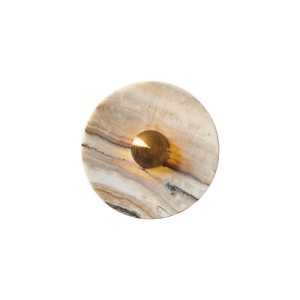 Olrine Marble & Metal LED Wall Lamp - Minimalist Sconce