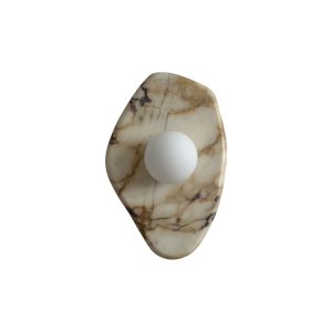 Mylirira Marble & Glass Wall Lamp - Minimalist Sconce