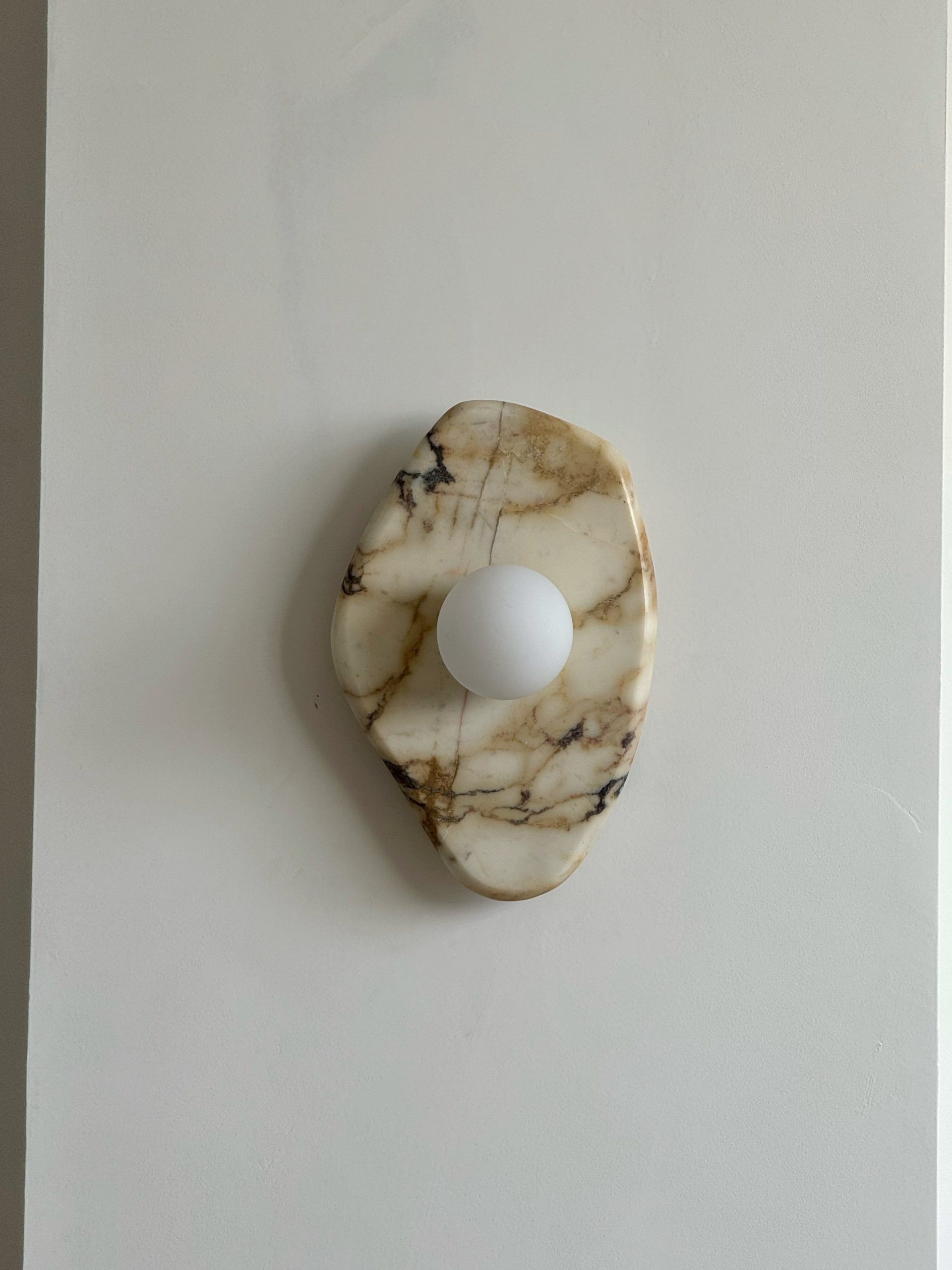 Mylirira Marble & Glass Wall Lamp - Minimalist Sconce - Image 5