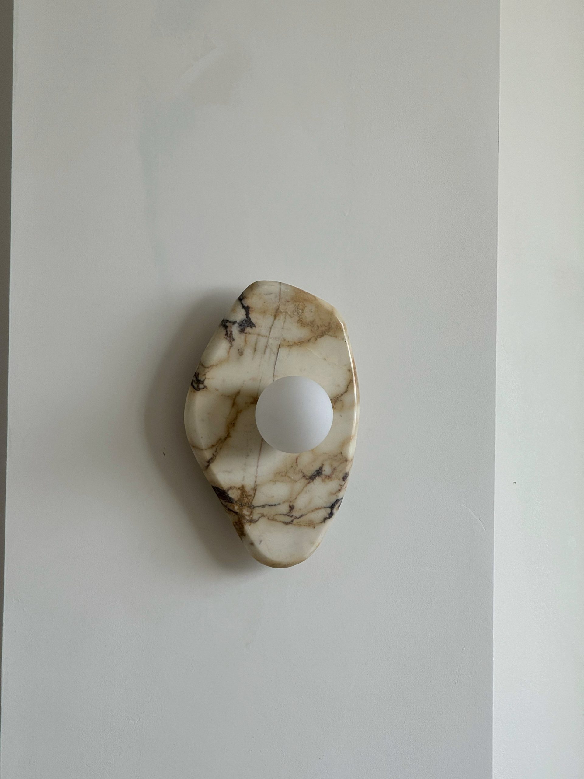 Mylirira Marble & Glass Wall Lamp - Minimalist Sconce - Image 6