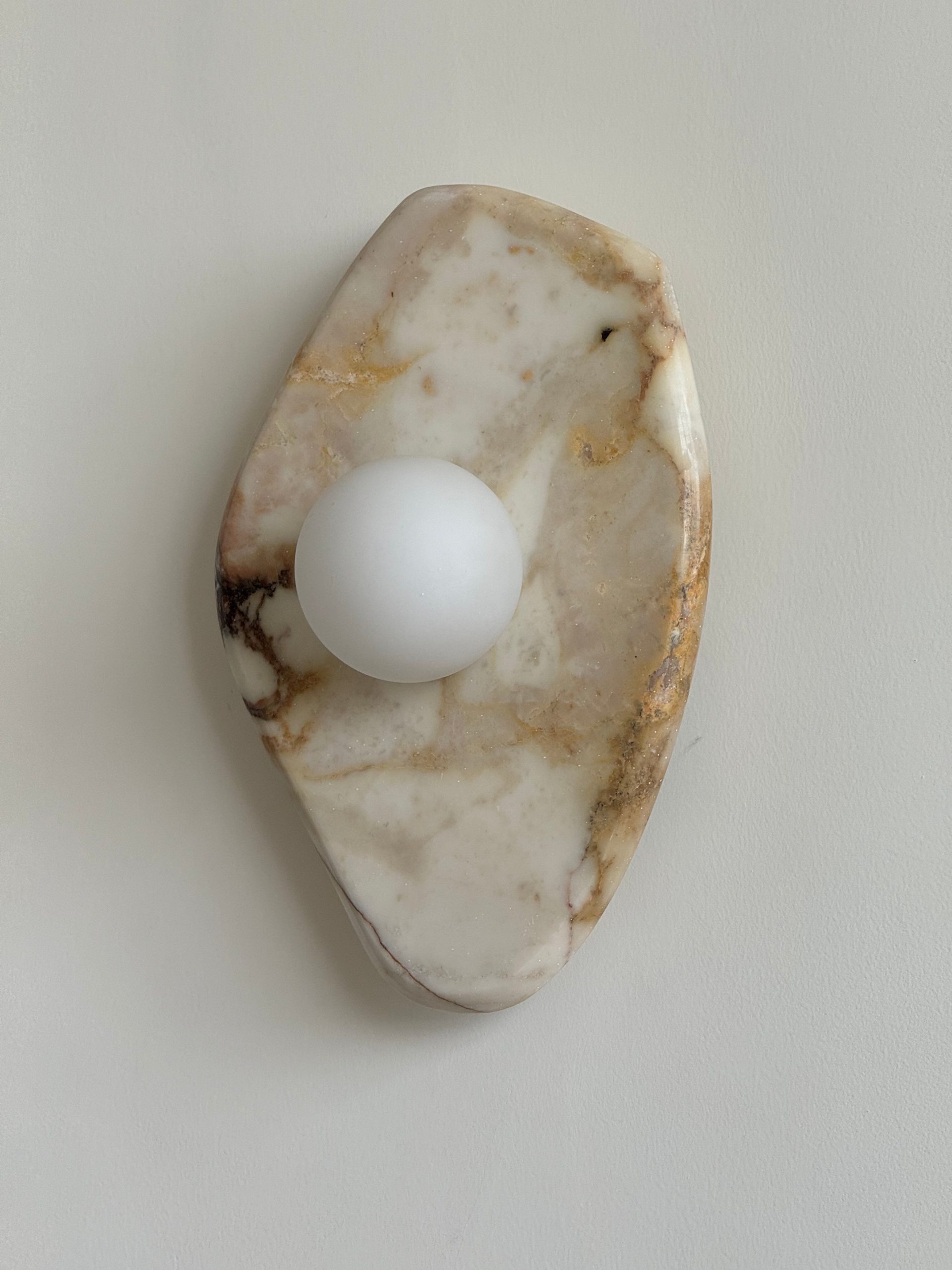 Mylirira Marble & Glass Wall Lamp - Minimalist Sconce - Image 7
