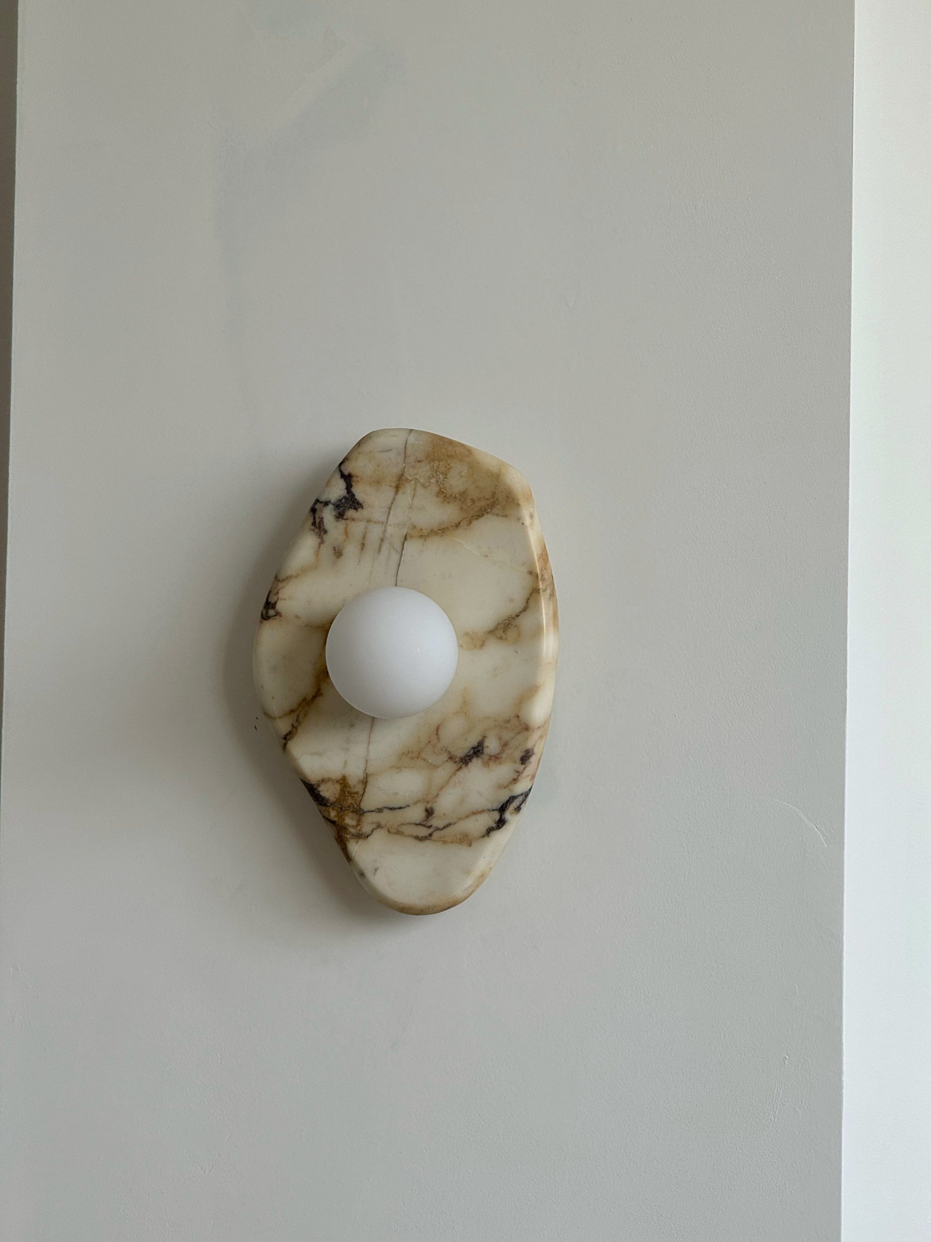 Mylirira Marble & Glass Wall Lamp - Minimalist Sconce - Image 8